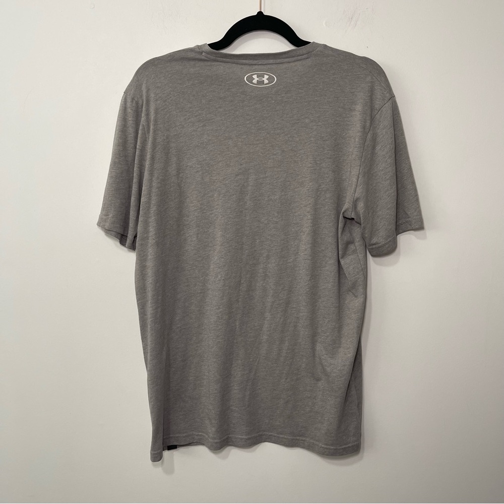 *Sold*
Under Armour Project Rock Men’s Gray Graphic T shirt M “Hardest Worker” - Picture 7 of 10